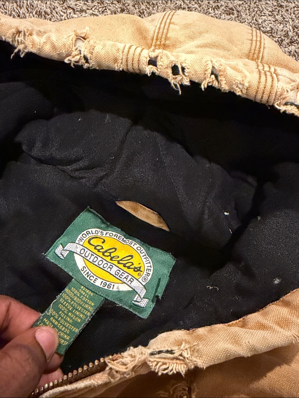 Cabelas jacket - Picture 6 of 12